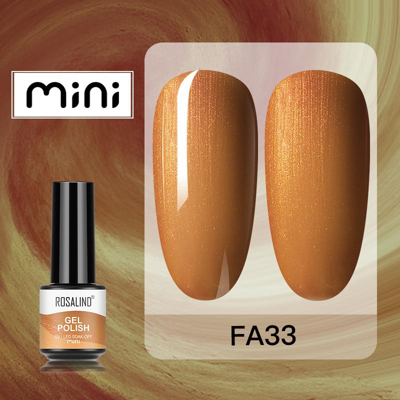ROSALIND Гель-лак для ногтей Полуперманентный гель УФ-лак Гибридная основа и верхнее покрытие Праймер Гель-лак с блестками «кошачий глаз» Клей для ногтей