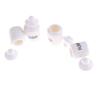4Pcs 1/12 Dollhouse Miniature Cute White Ceramic Storage Jars Kitchen Access Classic Pretend Play Furniture Toys For Child