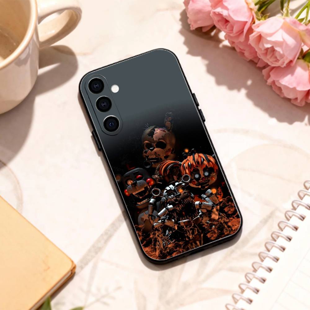 Чехол для телефона Five N-Nights At F-Freddys Fnaf для Samsung Galaxy A73, A72, A71, A70, A53, A52, A51, Другие Мягкий Черный Корпус