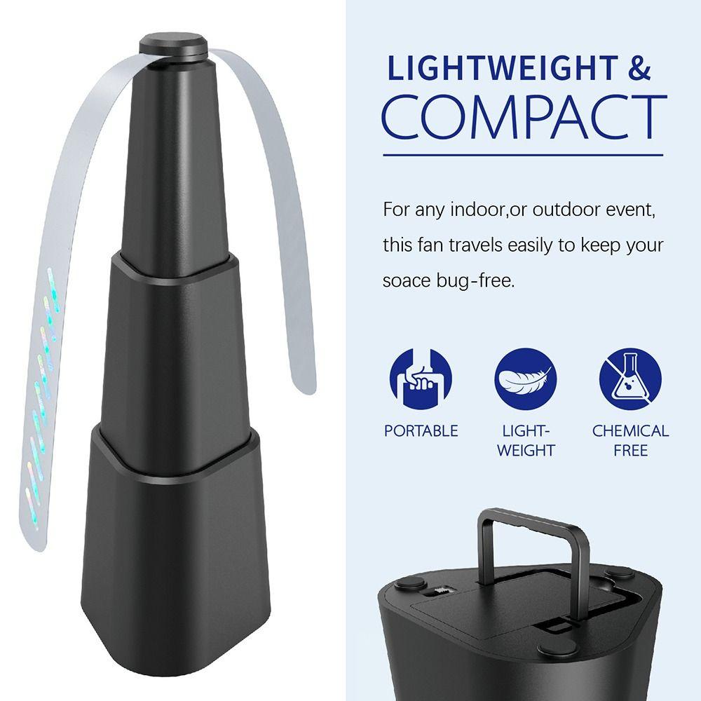 Universal Battery Power Outdoor Fly Repellent Fan Spinner Food Fan Table Fan