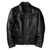 Pure First-layer Cowhide Leather Jacket Men's Business Casual Short Leather Jacket