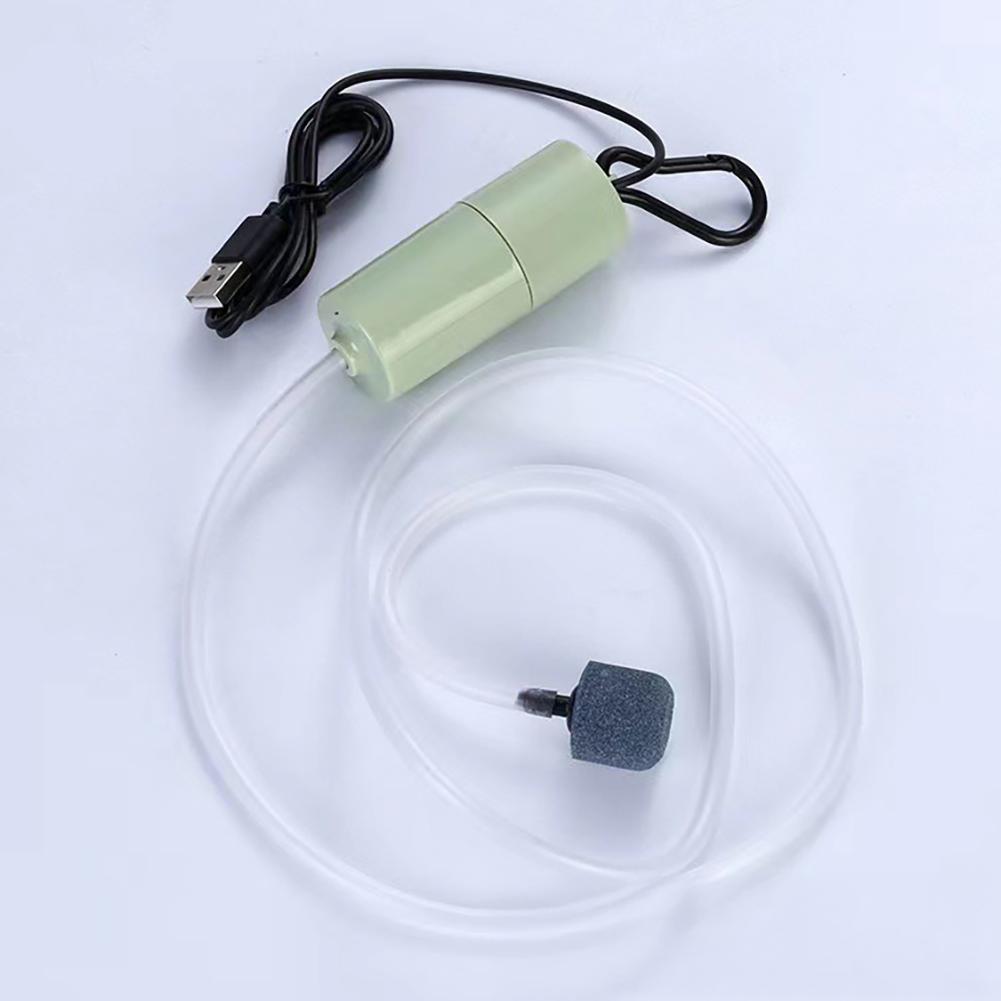 USB Воздушный кислородный насос для аквариума Бесшумный мини кислородный аэратор Портативный кислородный насос для рыбалки