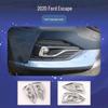Fits 2020 Ford Escape (US) - Electroplated ABS Front Fog Light Frame Cover
