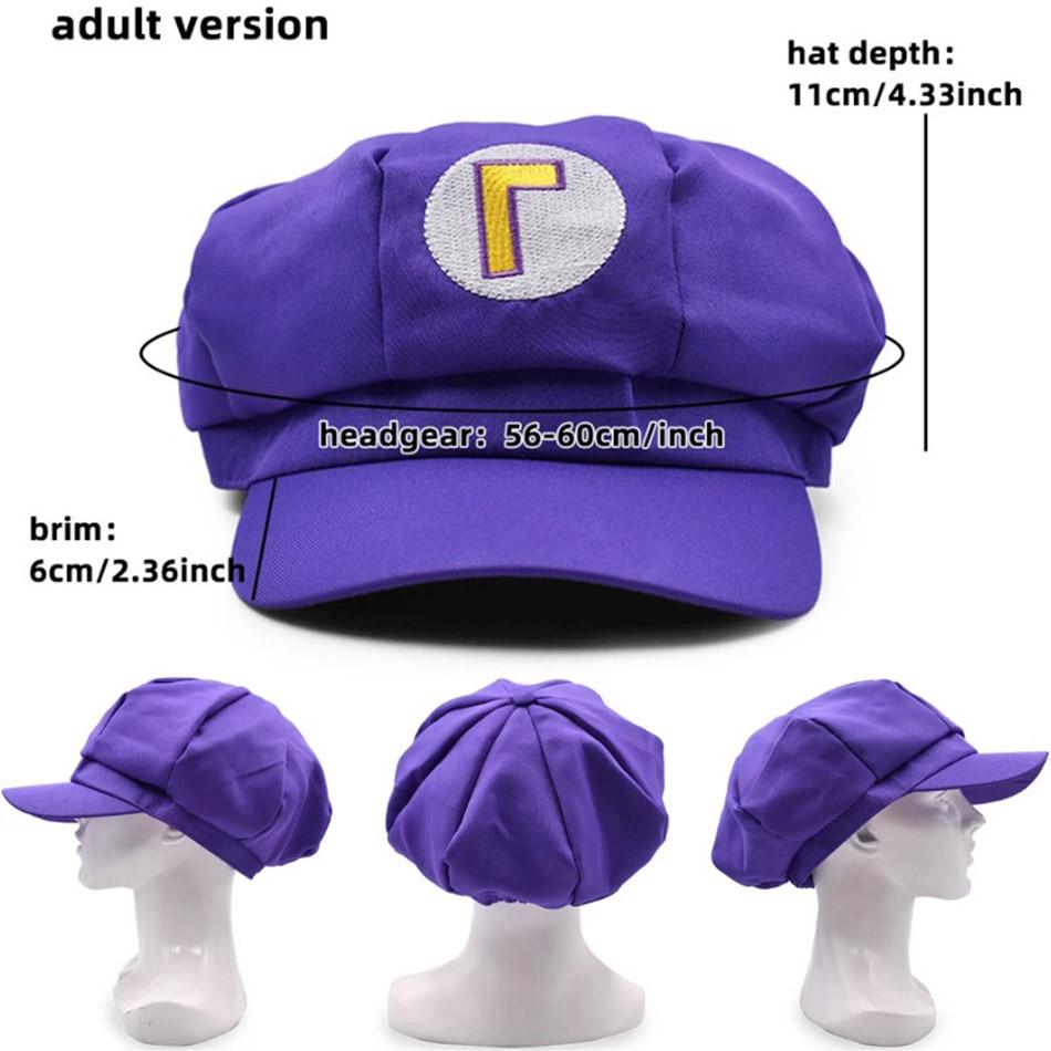4Pcs Anime Cosplay Baseball Caps Character Role Playing Hats Festival Party Costume Surprise Present Accessories