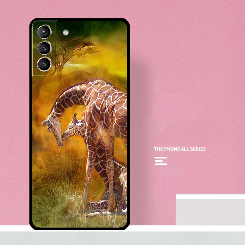 Милый Мультяшный Чехол-Жираф Для Телефона Samsung Galaxy S26 S23 Ultra S20 S21 S22 S24 S25 Plus S10 S25 FE Чехол Coque