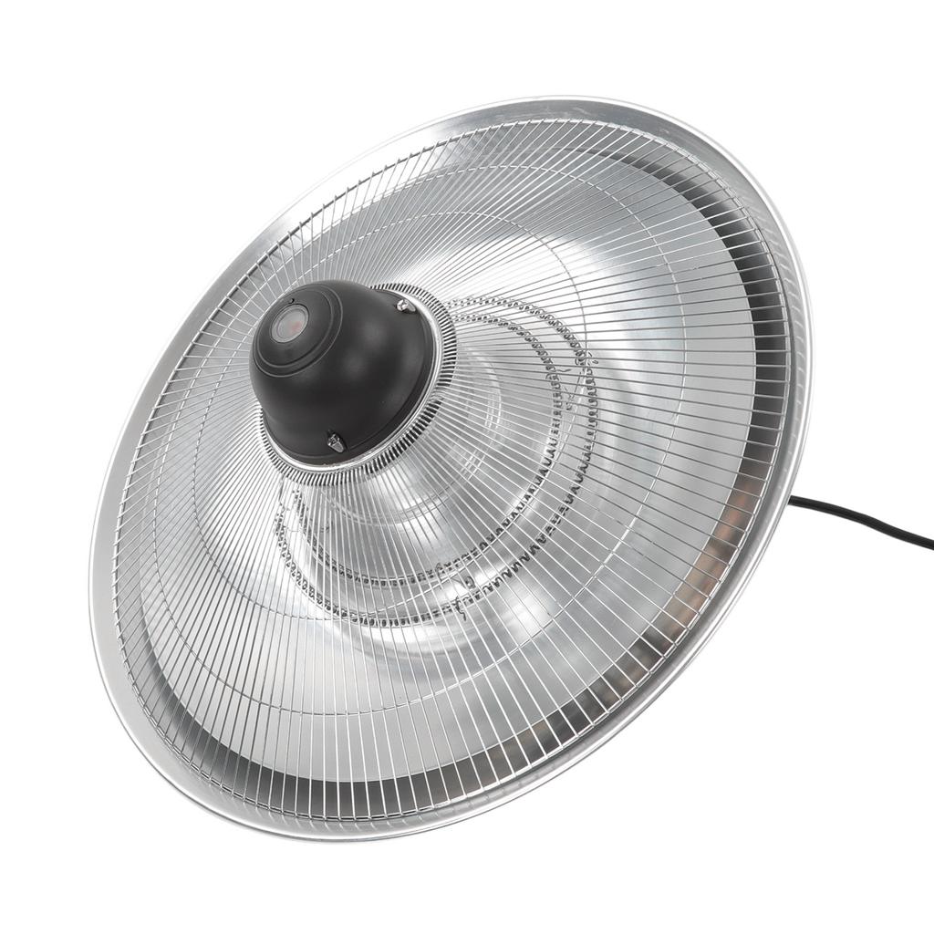 Hanging Heater Aluminium Alloy 2 Gears IP44 Waterproof Ceiling Patio Heater with Remote Control LED