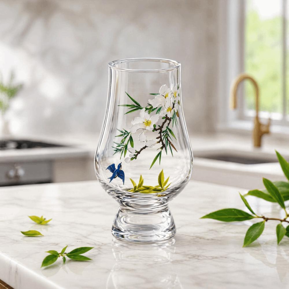 Transparent Glass Stemmed Glass Exquisite Tea Cup Glassware Cocktail Glass Bar