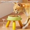Поднятая миска для корма для животных Нескользящее основание Может вмещать корм или воду Подходит для кошек Кормление домашних кошек Принадлежности для кормления кошек Миска для корма для животных Миска для собак