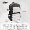 Ita Bag Itaba Backpack Ita Backpack Ita Backpack Ita Backpack Большая вместимость Большой рюкзак Oshikatsu Сумка Oshikatsu A4 Прозрачный Черный Черный Белый Белый