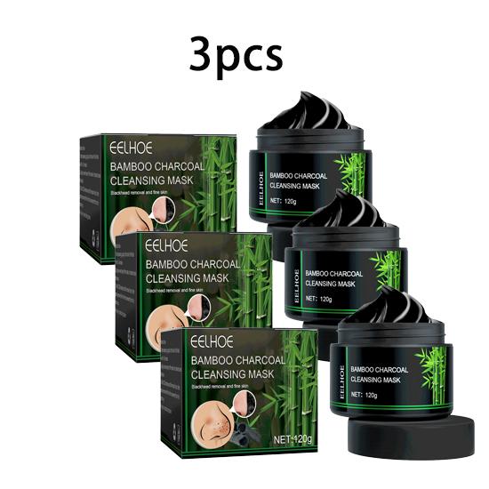 EELHOE bamboo charcoal tear-pull mud film absorbs skin oil and dirt, moisturizing and oil-controlling daily cleansing mask 120g