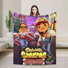 Игровые одеяла Subway Surfers с Джейком Мягкое Уютное Плюшевое Пледное Одеяло Для Дивана Кресла Софы Кровати Фланелевая Постельная Покрывало