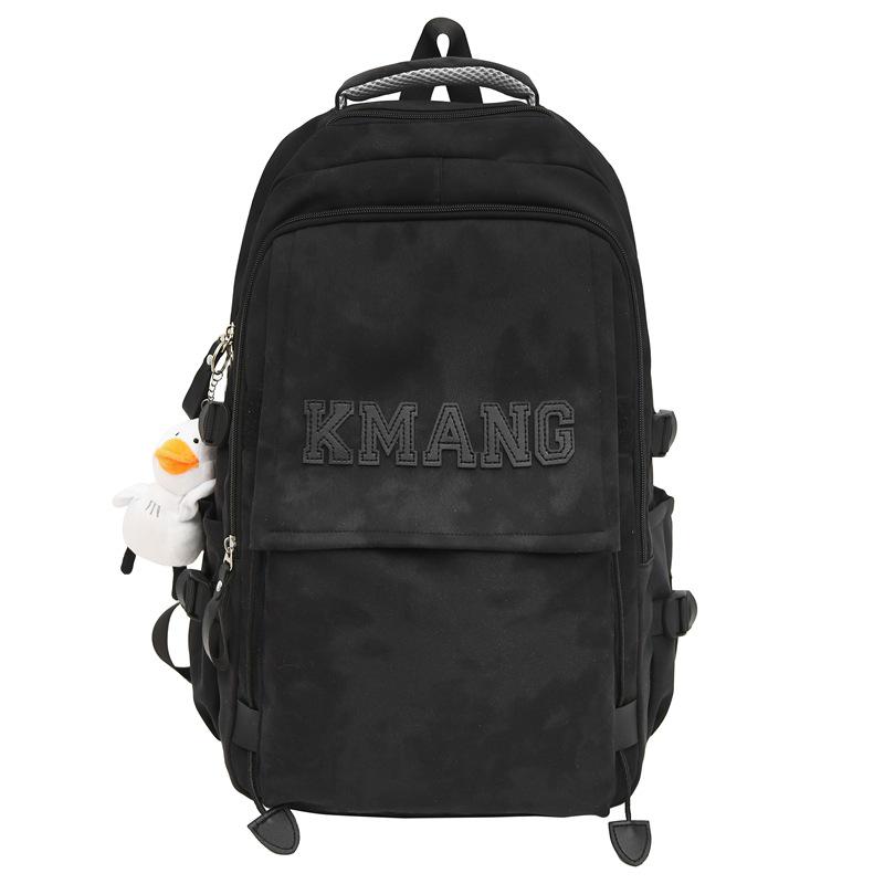 Trendy Graffiti Backpack for Junior High To College Students - Unisex, Large Capacity, Double Shoulder