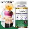 Fearathe Nighttime Slimming Supplement, Collagen Protein Complex 200mg, Nighttime Wellness, 120 Capsules