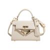 Pu Material Elegant City Style Shoulder Bag With Lock Closure For Daily Use