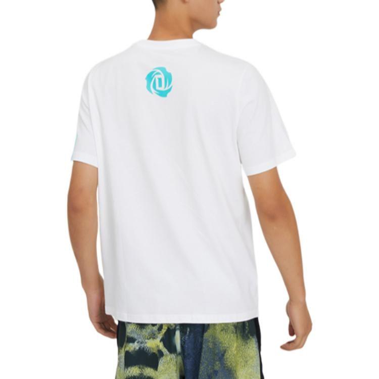 Adidas T Shirts Men's White Crew Neck Moderate Straight Fit IC8105