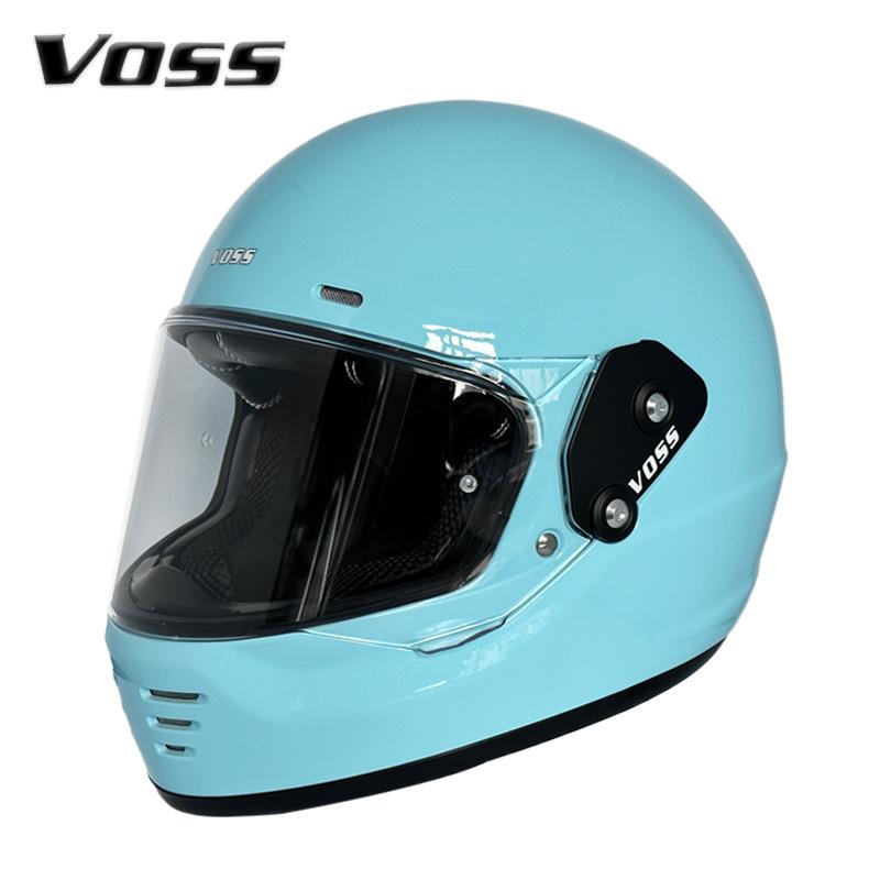 VOSS Vintage Full Helmet Cruise Motorcycle Шлем Мужской Harley Мотоциклетный Защитный Шлем Женский Мотоциклист China-Chic Anti Fog 3C Сертификация