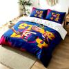 Lamine Yamal 3pc Duvet Cover Set Simple Modern Bedding Set Wrinkle Resistant Soft Fabric All Season Use a perfect gift