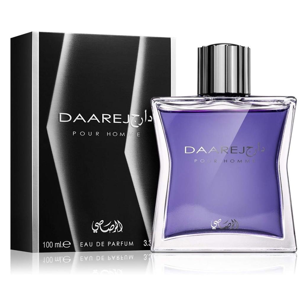 DAAREJ Men's Cologne Perfume, Long Lasting 24 Hours, Arabic Dubai Middle Eastern Scent, Elegant Fresh Spray, 50ml
