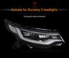 LED Matrix Lens Headlight with Daytime Running Light for Land Rover Discovery 5: Low and High Trim Compatibility