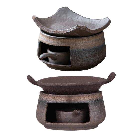 Керамическая грелка для чая, аромадиффузор для свечей для нагревания чайника, домашний офис, декор для медитации, ретро