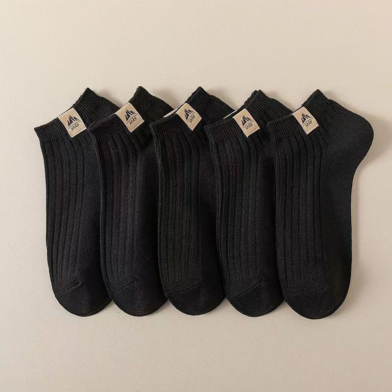 Мужские весенне-осенние носки для всех видов спорта, дезодорирующие, впитывающие пот, с низким вырезом