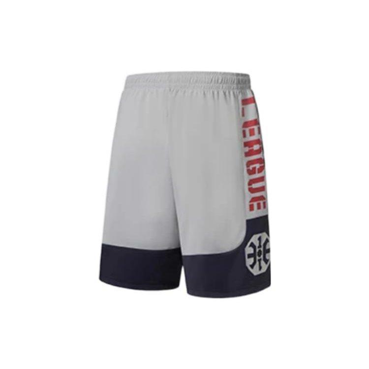 Мужские повседневные шорты Li Ning Badfive Серый Черный Эбеновый AAPS031-6
