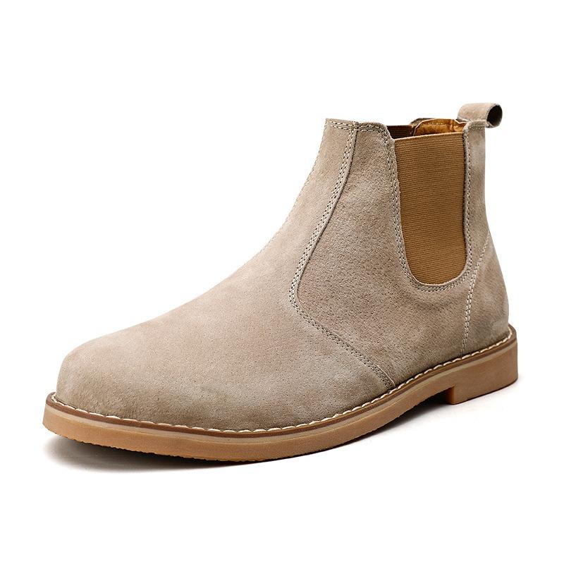 Chelsea boots men's handsome large size 45 46 supply leather autumn and winter men's boots British Martin boots