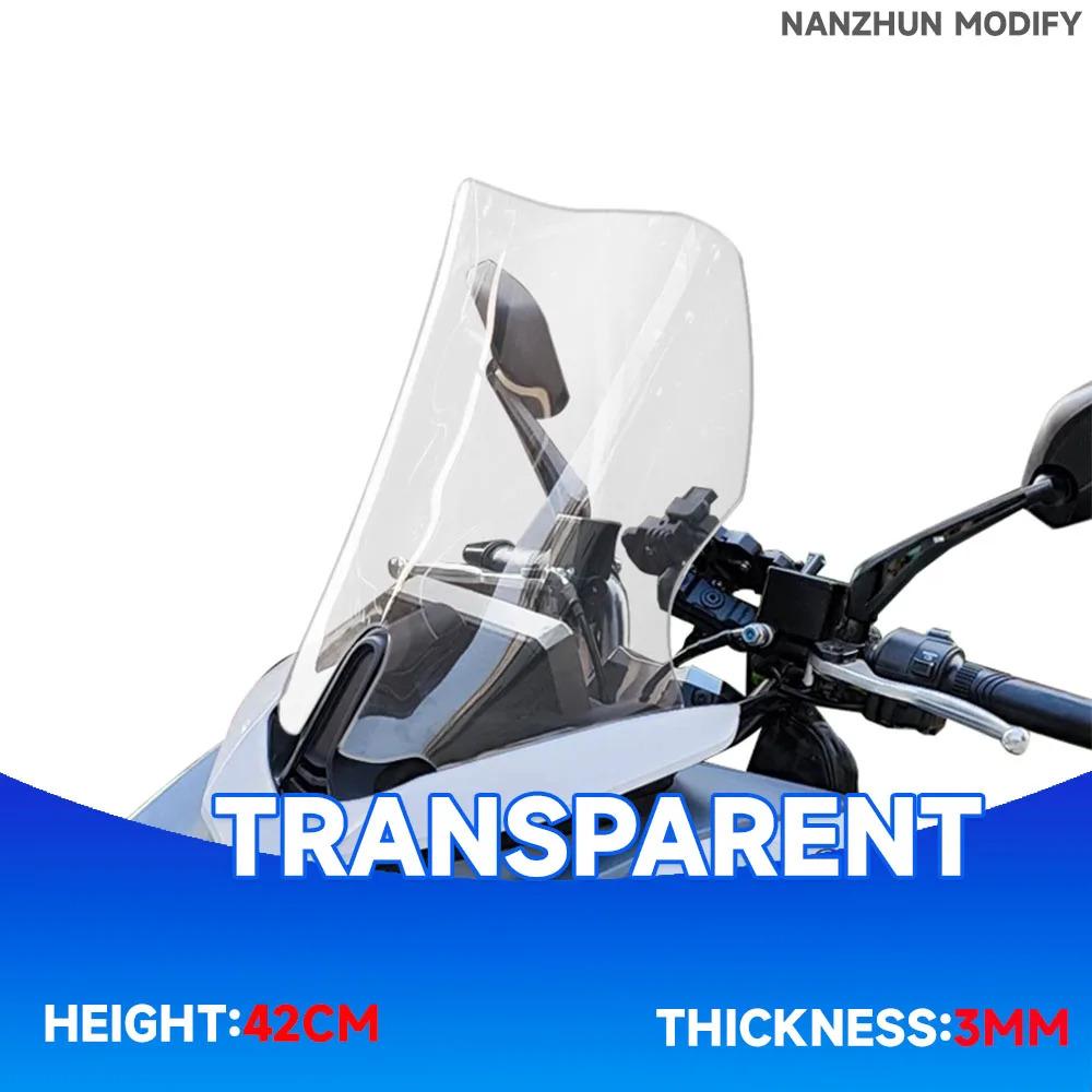 For SYM JET 14 EVO 125 150 200 Motorcycle Accessori Windshield Windscreen Visor Wind Screen Deflector Kit