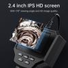 2,4-дюймовый IPS экран промышленная эндоскопическая камера HD1080P с одним объективом трубный инспекционный бороскоп для проверки автомобильной канализации