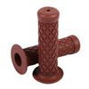 22mm 7/8"   Vintage Soft Rubber Handle Bar Hand Grips For Motorcycle Dirt Bike Black