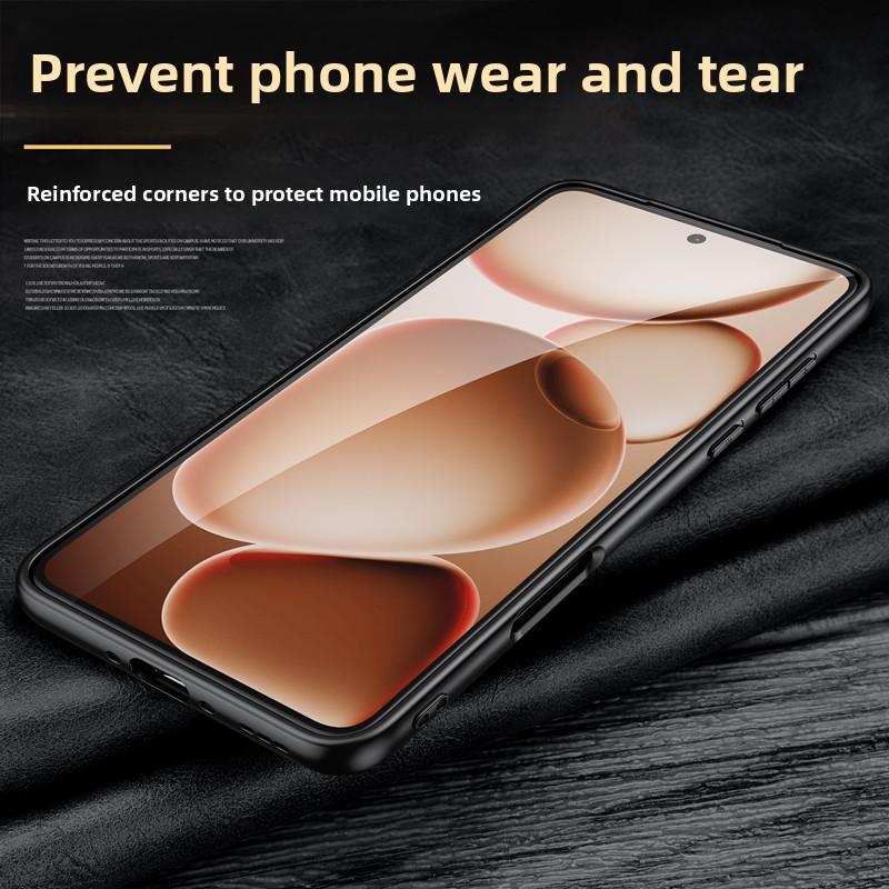 Premium Genuine Cowhide X8 Ultra X7 Litchi Leather Case for Oppo Find X8 Pro X8S Plus X6 Hardware Len Full Protection Hard Cover