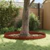 Lawn Edging 30 pcs Rusty 103 x 0.05 x 22 cm Weatherproof Steel