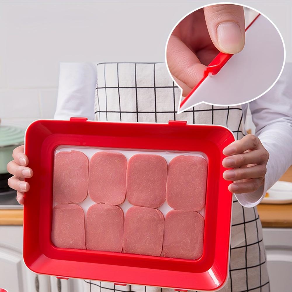 Прочные многоразовые подносы для хранения продуктов питания - Пластиковые поддоны для организации кухни и использования в ресторане - Заменяемые контейнеры для хранения в холодильнике, без батареек