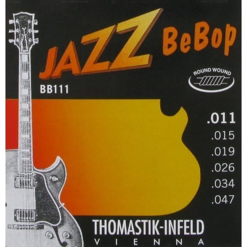 Thomastik-Infeld Jazz Guitar Strings, Round Wound, BeBop (11-47), BB111