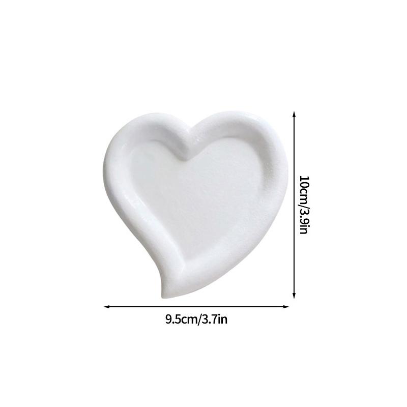 Креативный поднос для хранения нестандартных колец, демонстрационная тарелка для украшений, белая художественная гипсовая тарелка, домашний декор, реквизит для фотографий, чаши