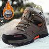 Boots Men Snow Outdoor Men's Shoes Fashion Winter Boots Hiking Ankle Boots Waterproof Walking Work Travel Shoes Sport Footwear