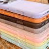 Новая модель Матовый цвет Жидкий силикон Мягкий чехол для телефона Для iPhone 17 Air 16 15 Plus 17 Pro Max Ультратонкая задняя крышка