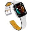 Для Huawei Watch Fit 3 ремешок для часов с прострочкой из натуральной коровьей кожи