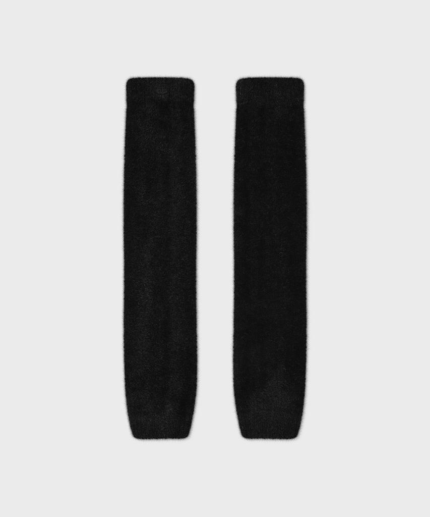 FALLETT Hairy Knit Warmer Set Black