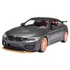 Майсто 1:Модель автомобиля BMW M4 GTS литая, масштаб 1:24, серая