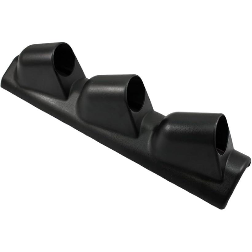 Black Triple Pillar Gauge Pod Holder, Plastic 3 Hole 52Mm Automotive Digital Gauge Bracket, Universal A-Pillar Gauges Mount Accessories For Most