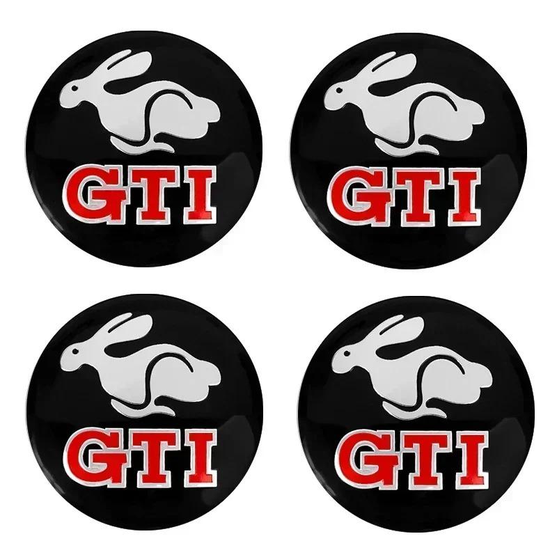 Car Wheel Center Hub Caps Sticker Metal Car Key Chain Ring For Volkswagen VW R GTI Golf 6 Amarok T5 Phaeton Teramont ID3 Tiguan