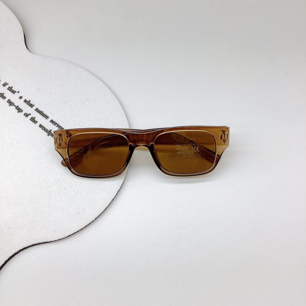 Модные детские солнцезащитные очки в ретро-стиле, симпатичная коробка, модные солнцезащитные очки с вогнутой оправой, детские солнцезащитные очки для защиты глаз