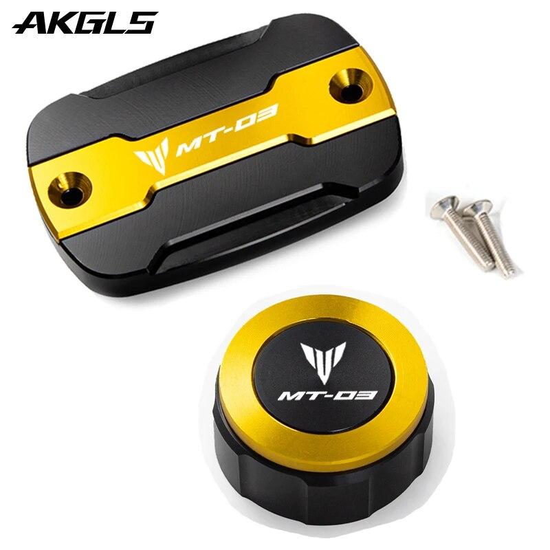 For Yamaha MT03 MT-03 2015-   2022 Motorcycle Front and Rear Brake Cylinder Main Fuel Tank Cap Fuel Cap Accessories