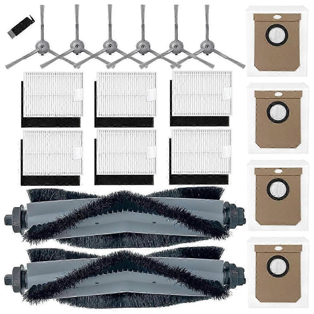 L60/L60 Hybrid/L50 Robotic Vacuum Cleaner with Main Side Brush Hepa Filter and Dust Bags Accessory Set