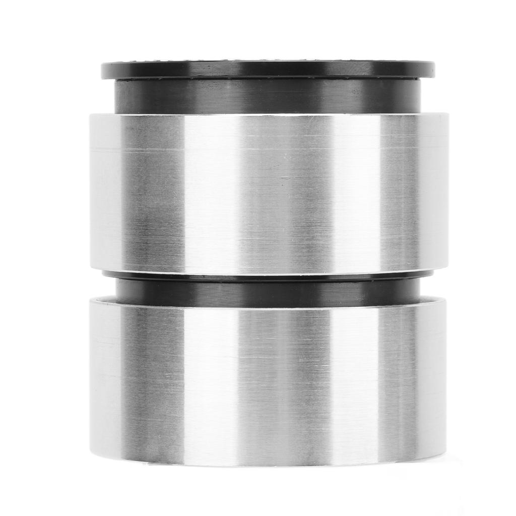 2pcs 1.9 Inch Beadlock Wheels Aluminum Alloy CNC Machining Universal RC Wheel Rims for Crawler Black