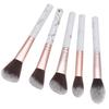 Single Marble Pattern Makeup Brush - Highlighter, Blush, Contour & Powder Beauty Tool