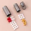 Waterproofs Medicine Box Case Keychains Holder Pills Box Case Titaniums Pills Container Bottles Pills Container