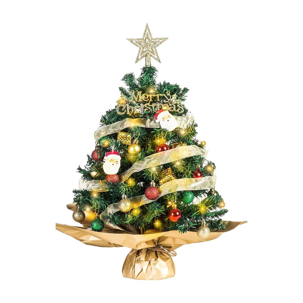 Искусственная новогодняя елка, декоративная миниатюра, креативные рождественские украшения