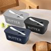 Rectangular Butter Storage Box Plastic Cheese Dish Multi-functional Butter Container  Refrigerator
